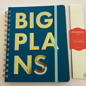Opalhouse Customizable planner, "BIG PLANS", monthly overview stickers Brand New